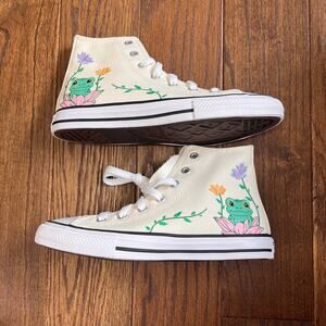 Converse Chuck Taylor All Star Frog Garden High-Top Sneaker Youth Size 3
